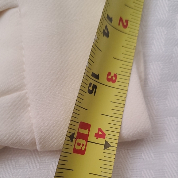 DANIELLE BERNSTEIN Green and Cream Women's Shorts - Picture 13 of 15